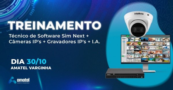 Sim Next Treinamento Técnico de Software Sim Next + Câmeras IP's + Gravadores IP ...