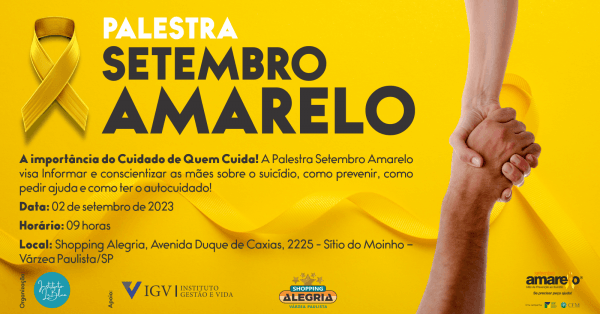 Palestra Setembro Amarelo em Várzea Paulista - Sympla