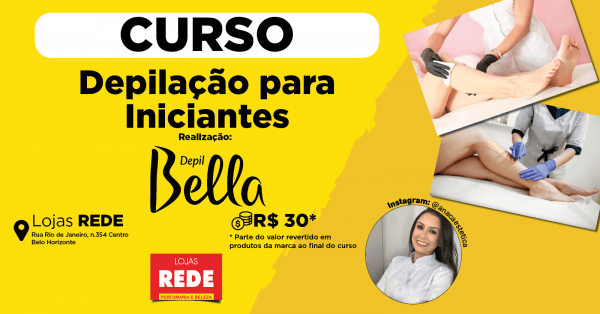 Curso de depilação para iniciantes - Depil Bella em Belo Horizonte - Sympla