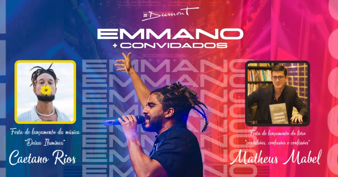 EMMANO convida Caetano Rios e Matheus Mabel em Rio de Janeiro - Sympla
