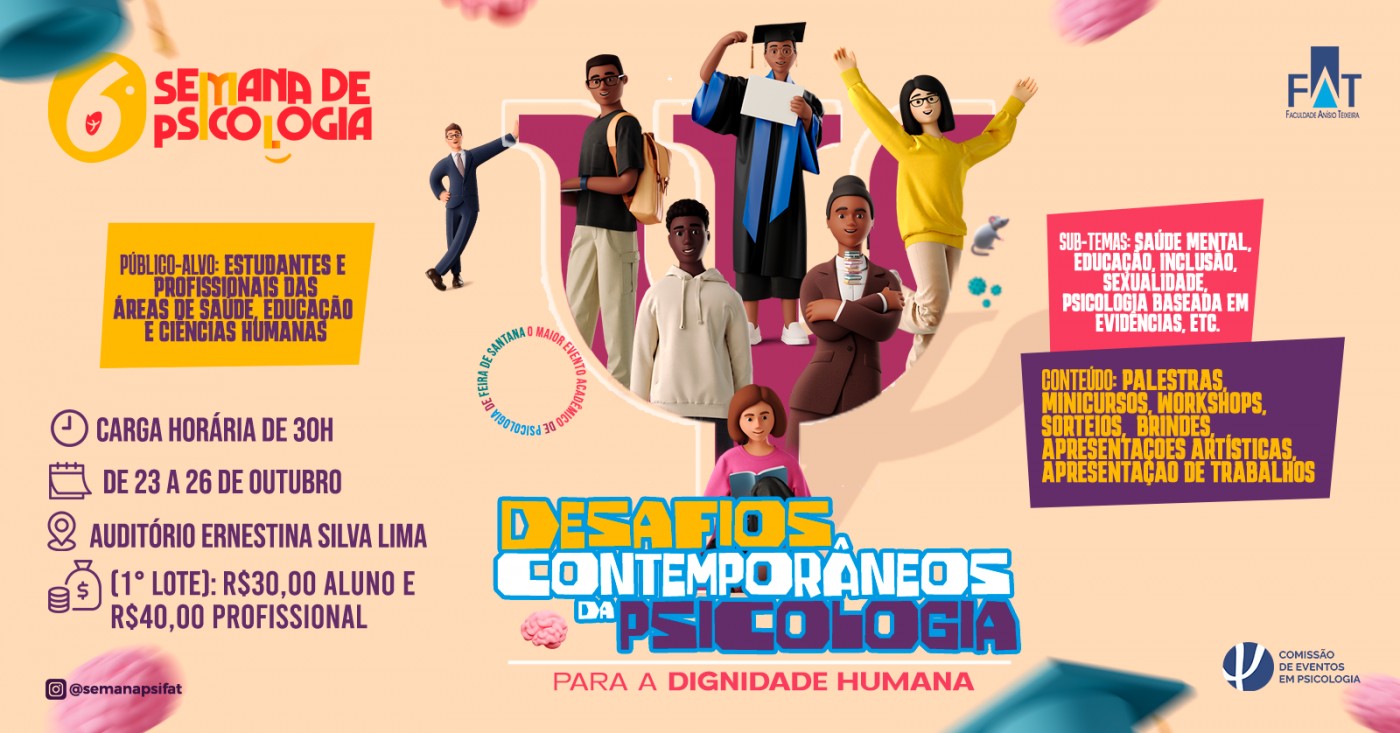 6° SEMANA DE PSICOLOGIA em Feira de Santana - Sympla