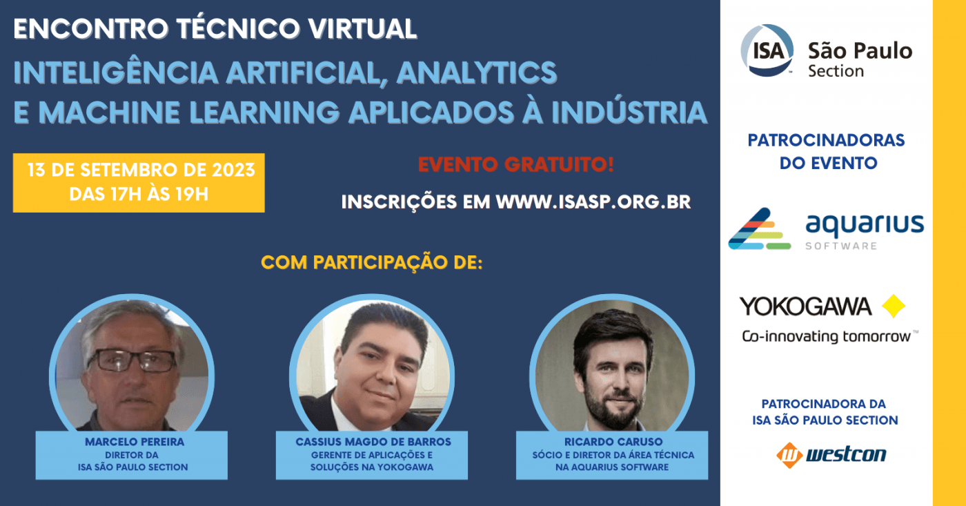 Encontro Técnico Virtual - IA, Analytics e Machine Learning aplicados à ...