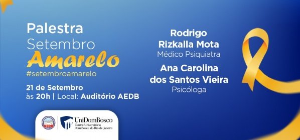 Palestra Setembro Amarelo em Resende - Sympla