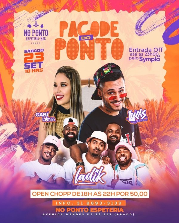 Pagode no Ponto em Belo Horizonte Sympla