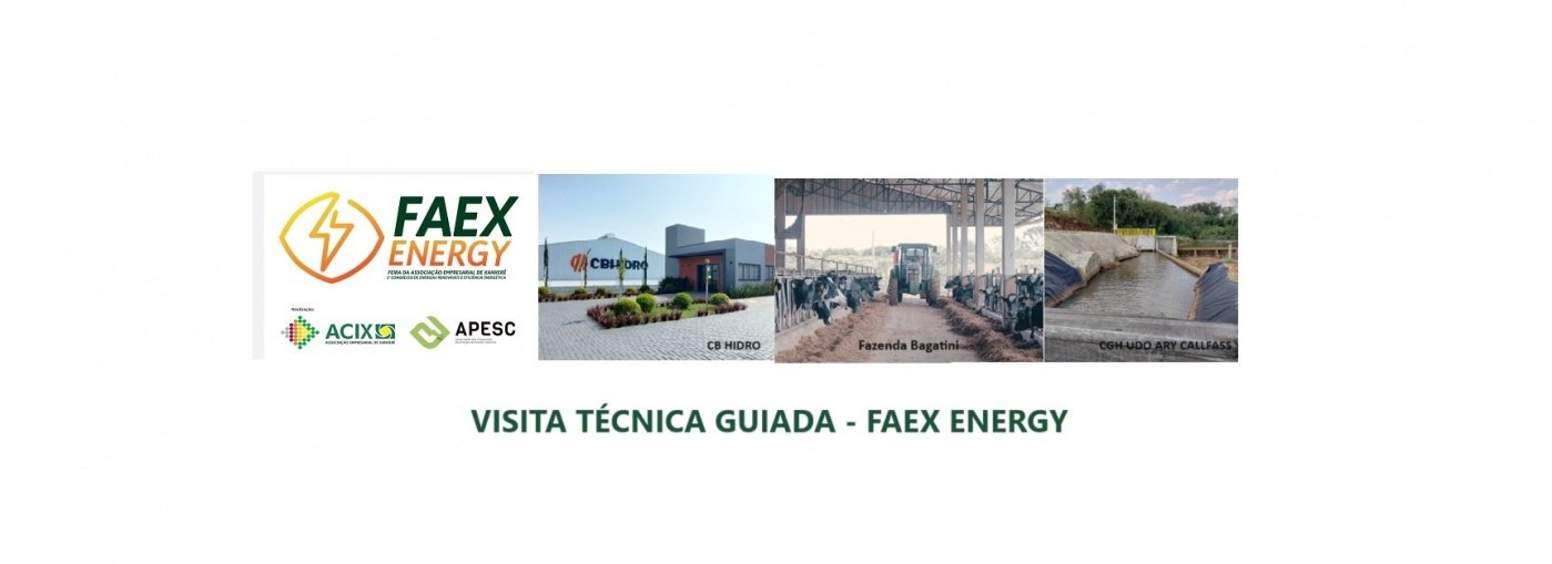 Faex VISITA TÉCNICA GUIADA - FAEX ENERGY 2023 em Xanxerê - Sympla