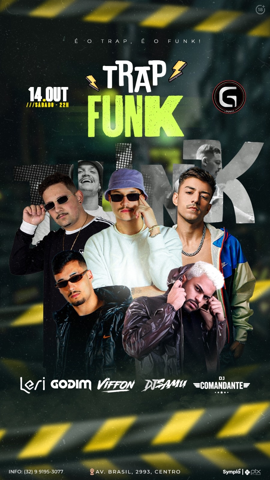 TRAP FUNK - A MISTURA PERFEITA em Juiz de Fora - Sympla