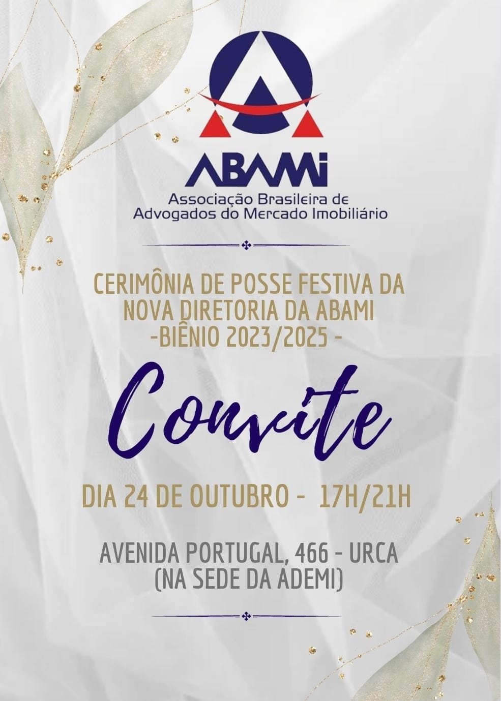 POSSE FESTIVA ABAMI BIÊNIO 2023/2025 em Rio de Janeiro - Sympla