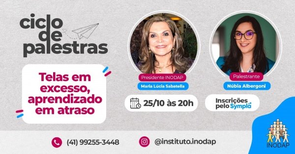 Palestra Telas Em Excesso Aprendizado Em Atraso Com Núbia Albergoni