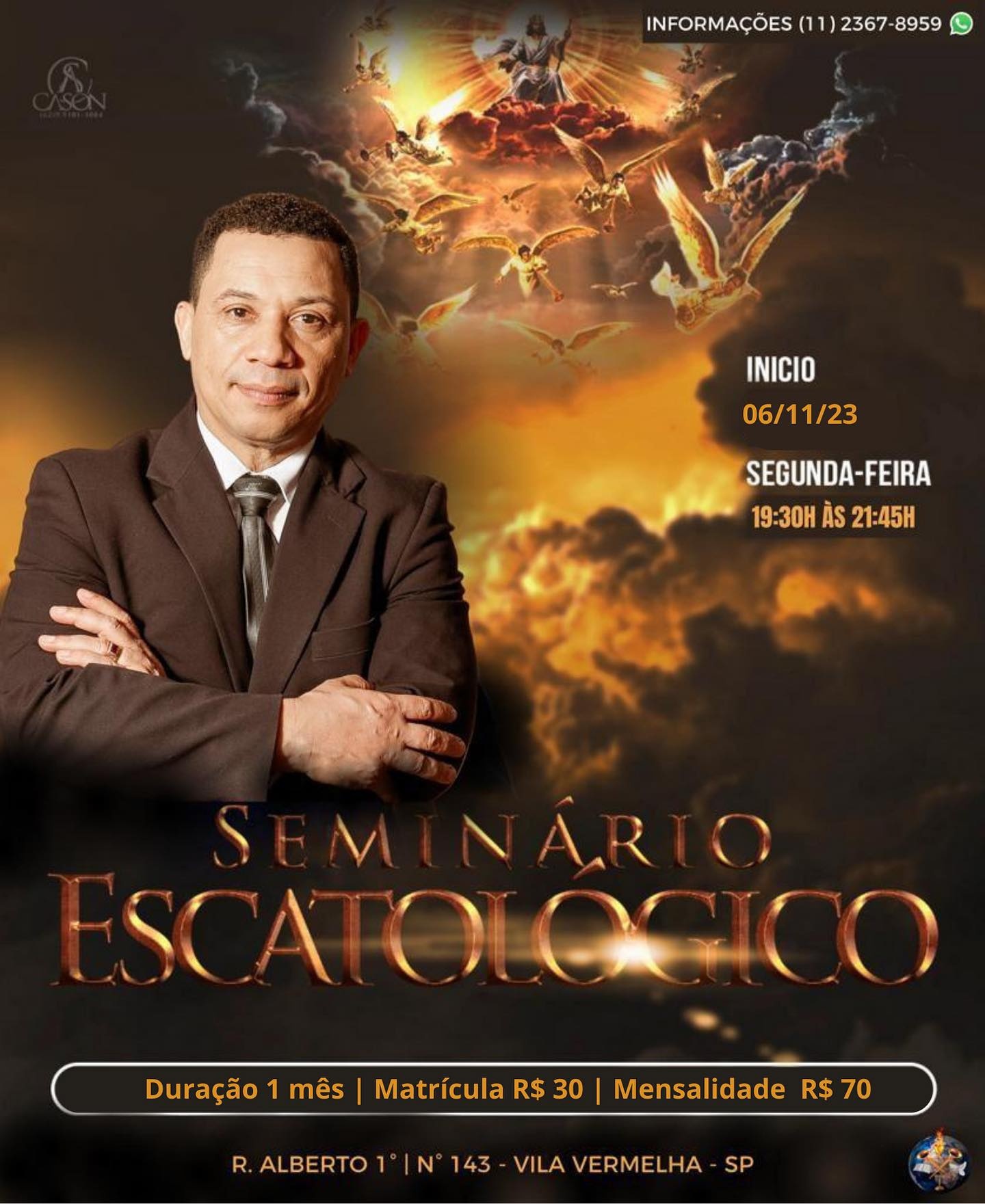 SEMINÁRIO ESCATOLÓGICO em São Paulo - Sympla