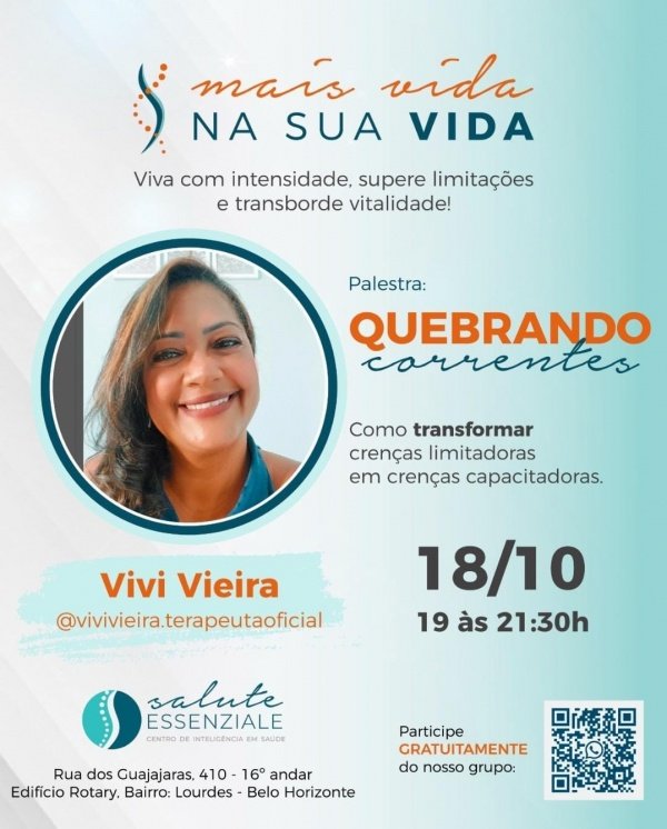 MAIS VIDA NA SUA VIDA. em Belo Horizonte - Sympla