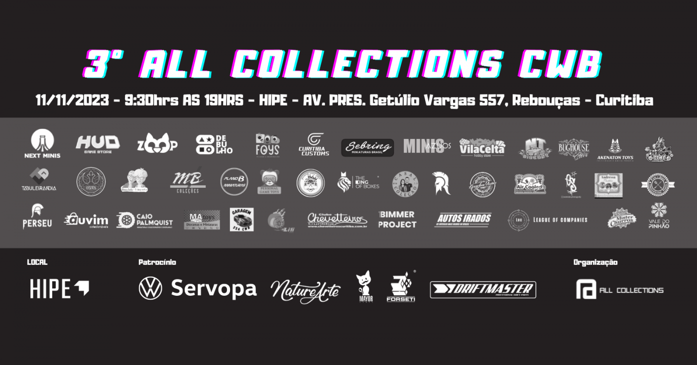 3º ALL COLLECTIONS CWB em Curitiba - Sympla