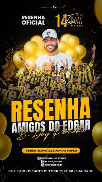Resenha Oficial Em Belo Horizonte Sympla