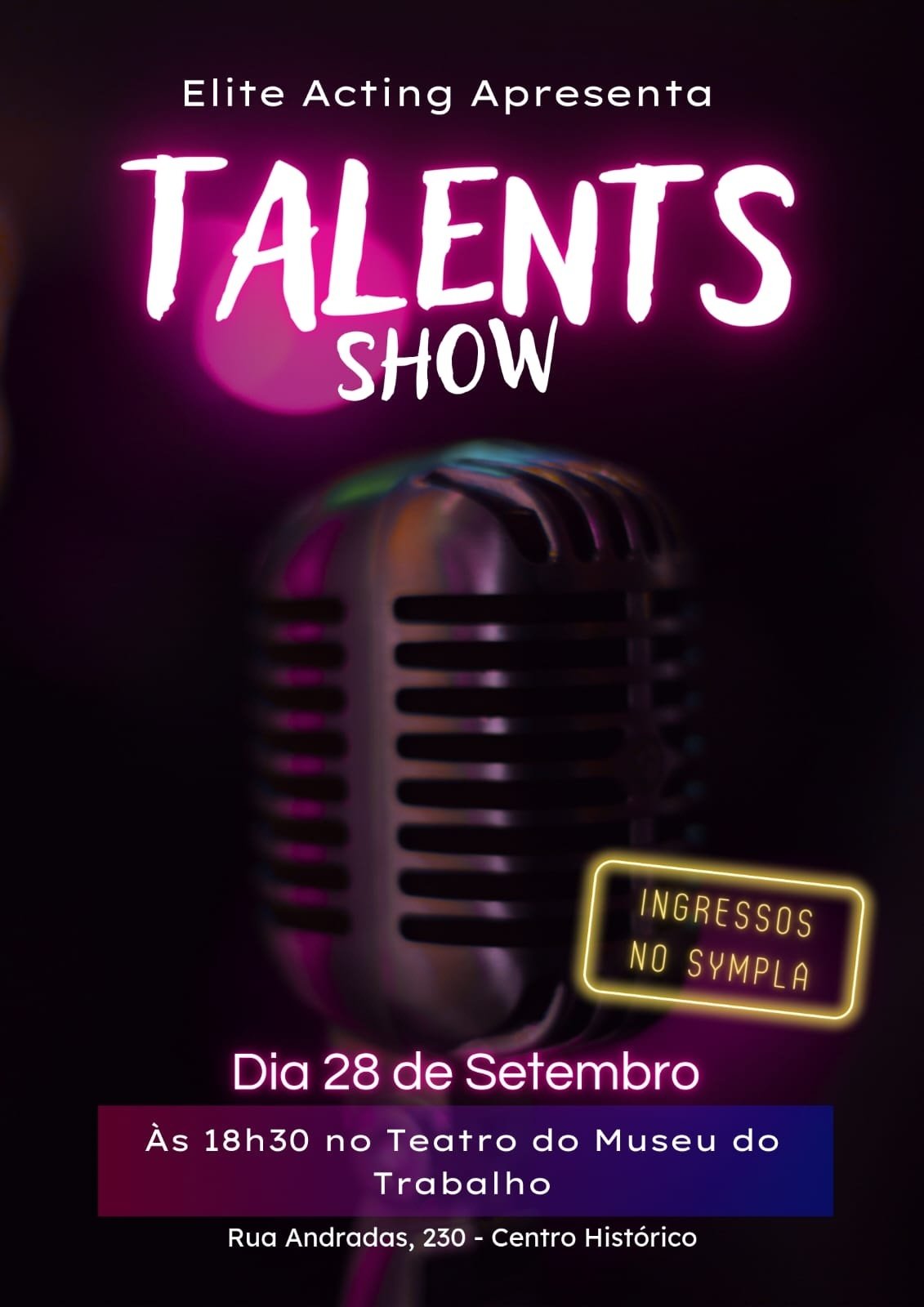Talents Show em Porto Alegre - Sympla