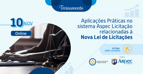 [Treinamento] Aplicações Práticas no sistema Aspec Licitação ...