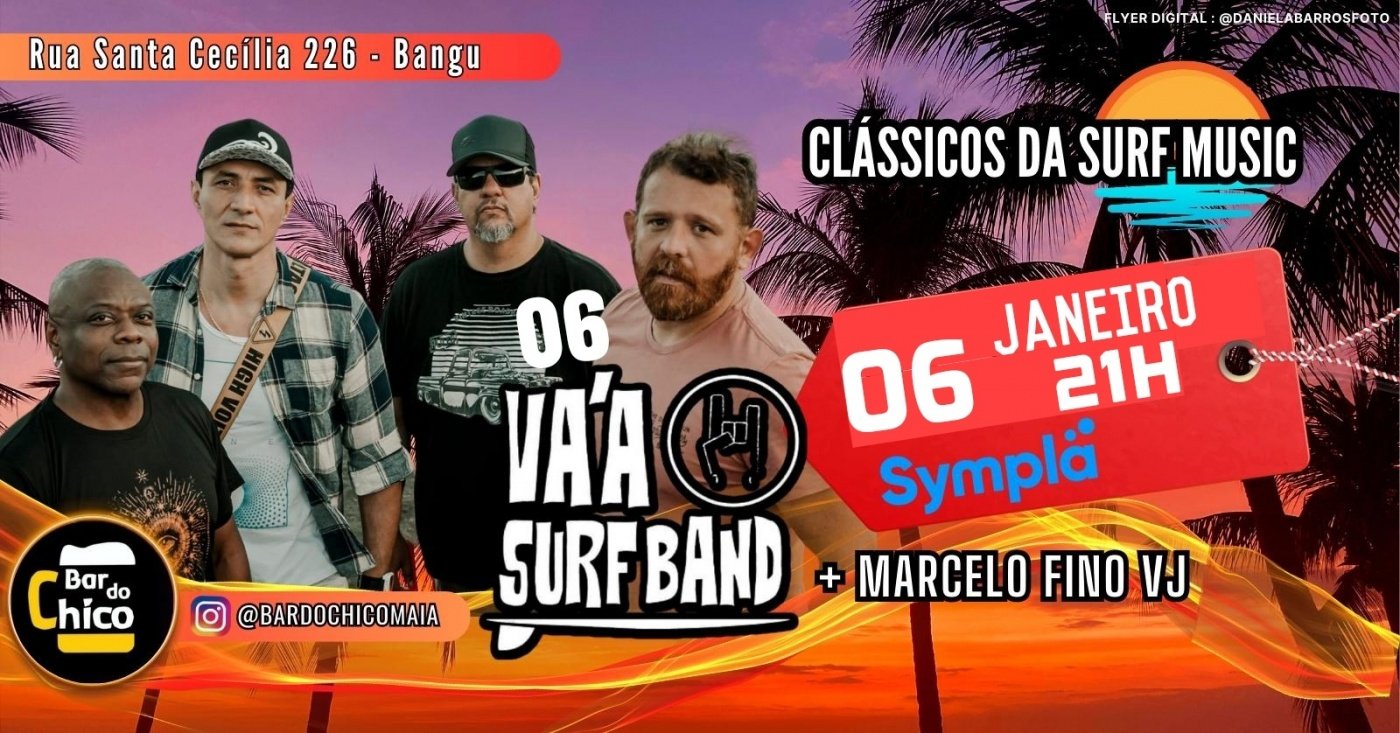 VÁA SURF BAND + MARCELO FINO VJ em Rio de Janeiro - Sympla