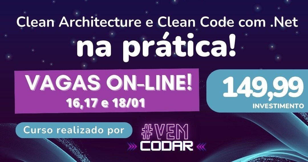 Clean Architecture e Clean Code com .Net na Prática e On-Line - online ...