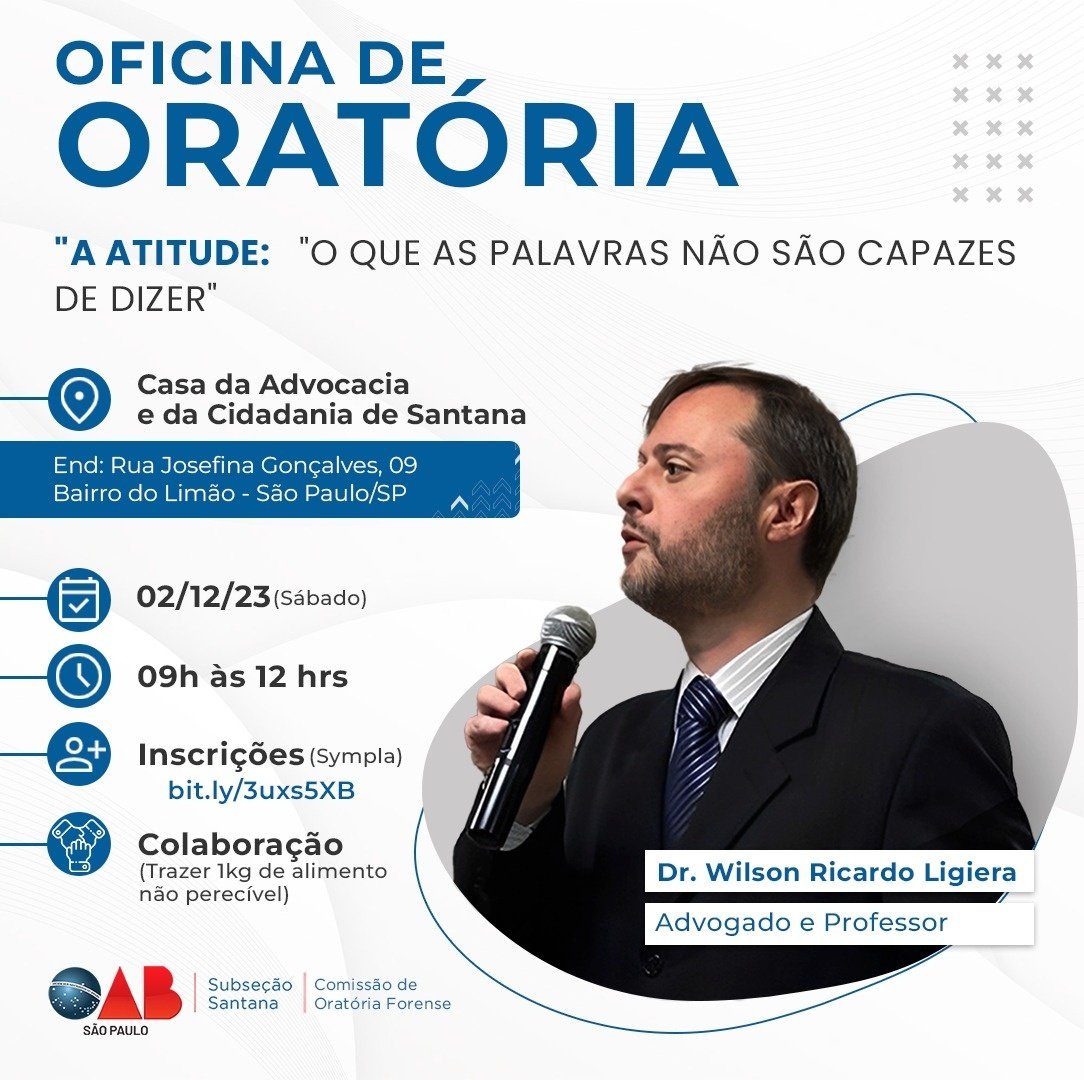 OFICINA DE ORATÓRIA 