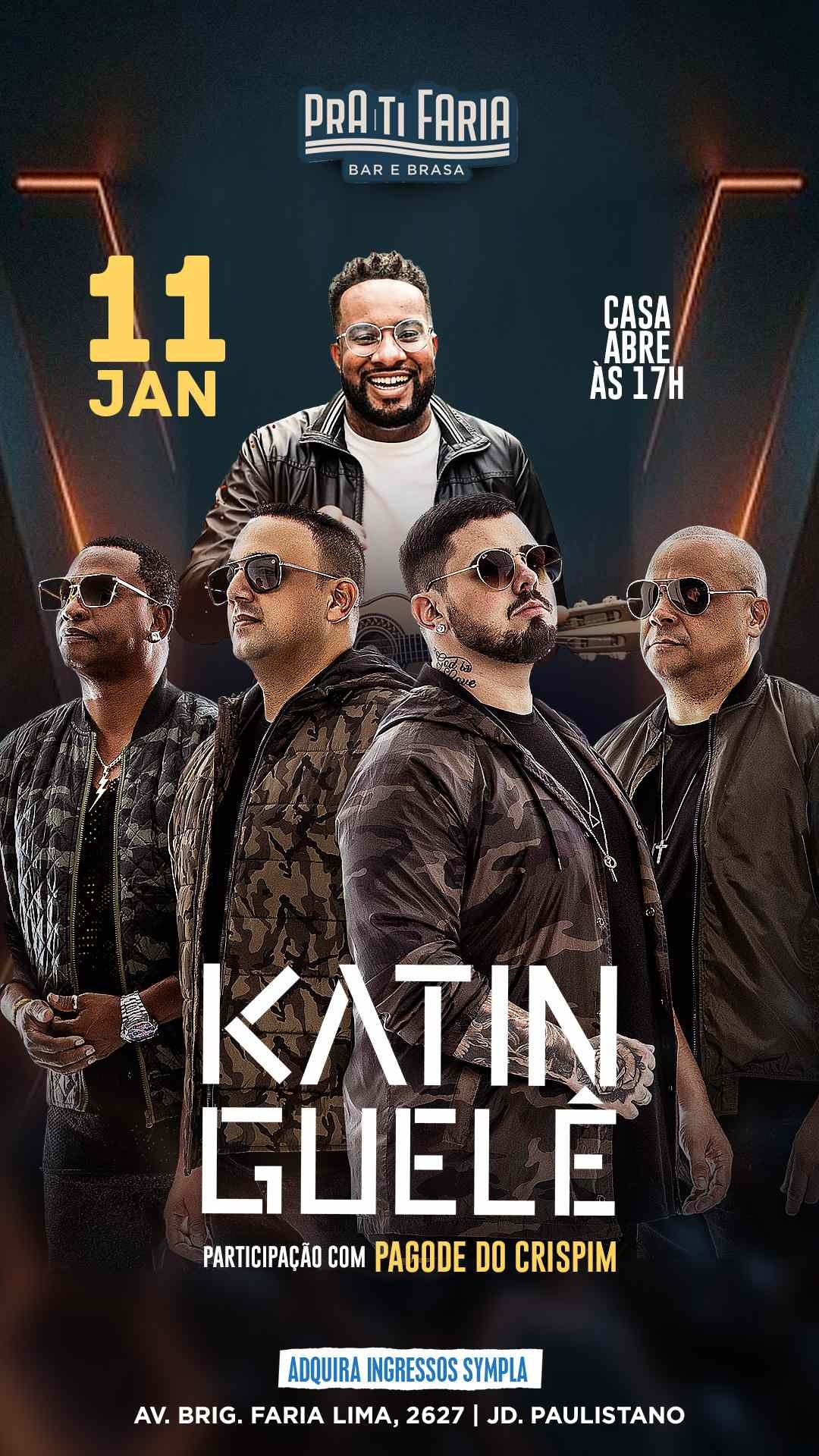 KATINGUELÊ NO PRA TI FARIA BAR - QUINTA SAMBA ESPECIAL - 11 DE JANEIRO ...