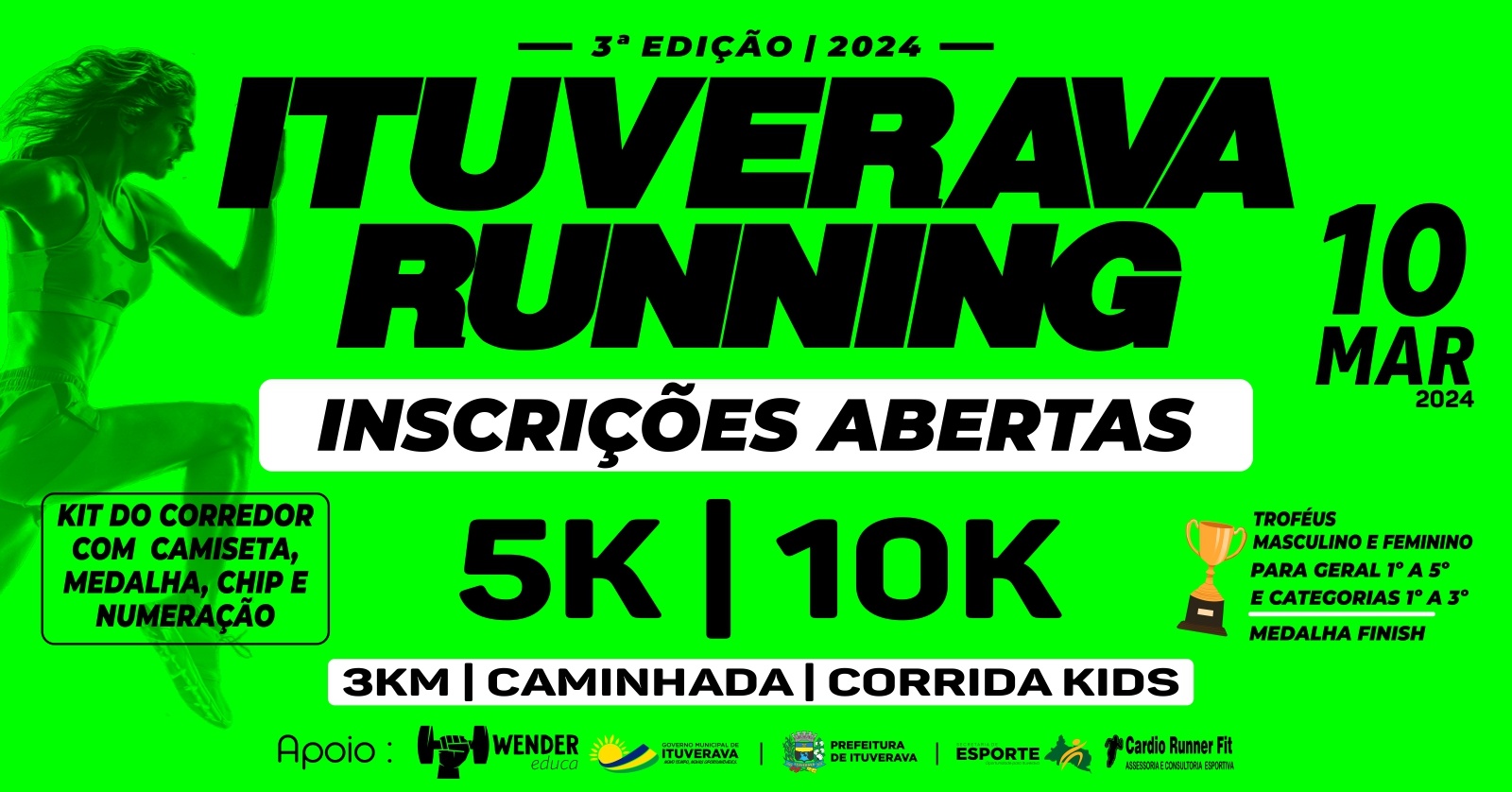 3ª ITUVERAVA RUNNING em Ituverava - Sympla