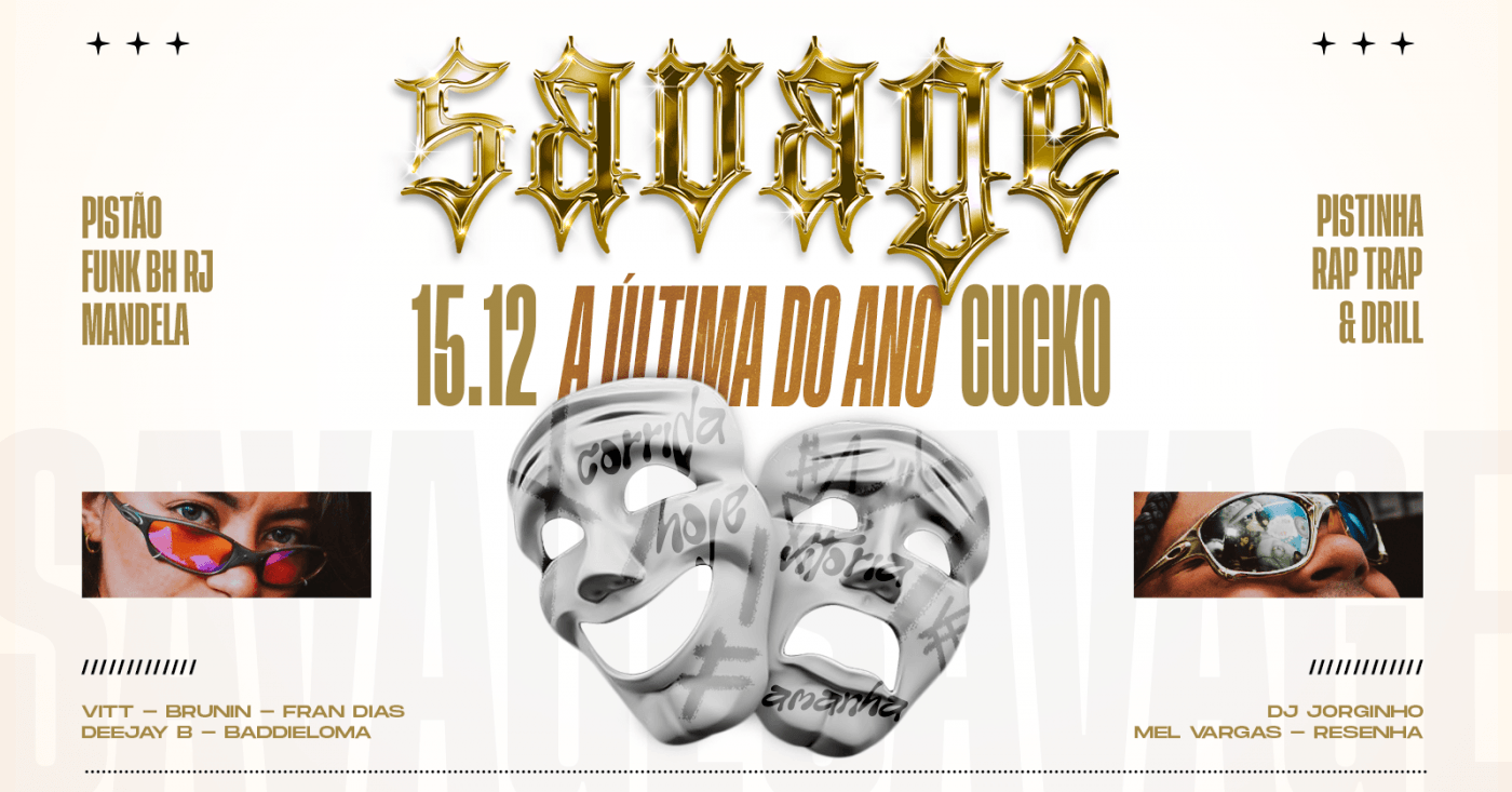 Savage Rapper Pakistan SAVAGE A Última do Ano Funkzada Rap Trap & Drill @Cucko em Porto Alegre ...