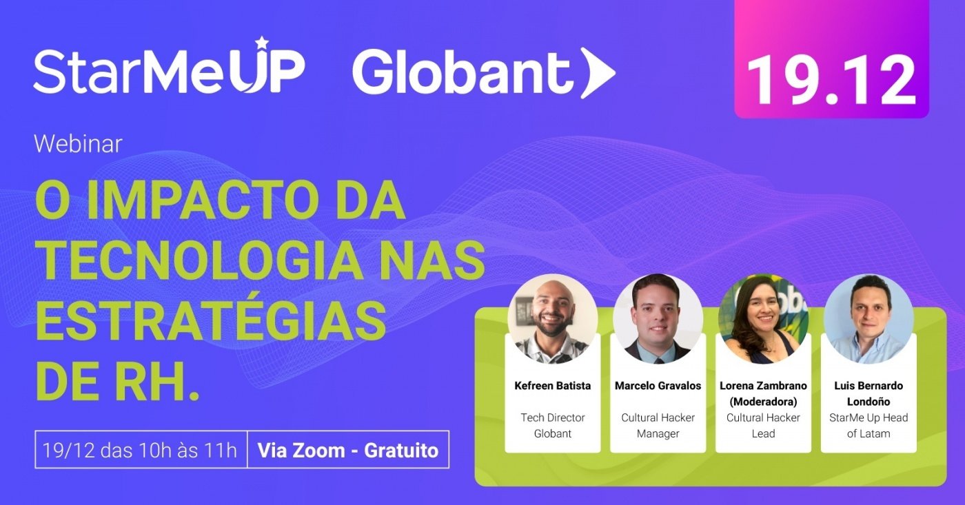 O impacto da tecnologia nas estratégias de RH - online - Sympla