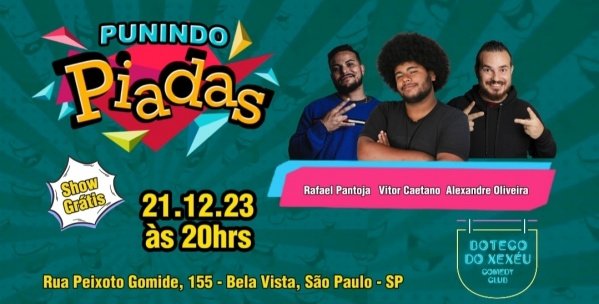 Punindo Piadas Stand Up Comedy Em São Paulo Sympla