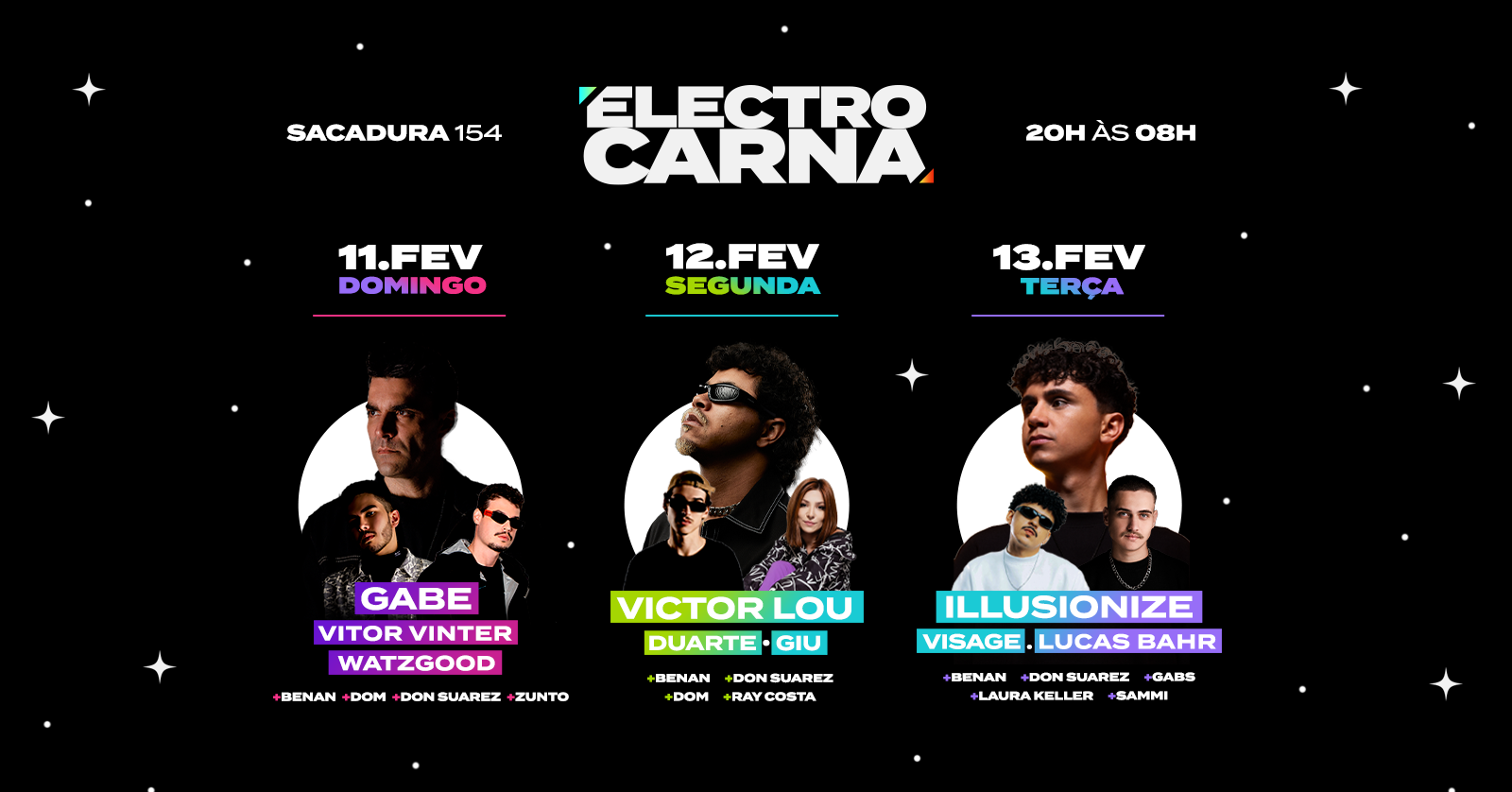Electro Carna 24' | - Gabe, Vitor Vinter, Watzgood e muitos mais