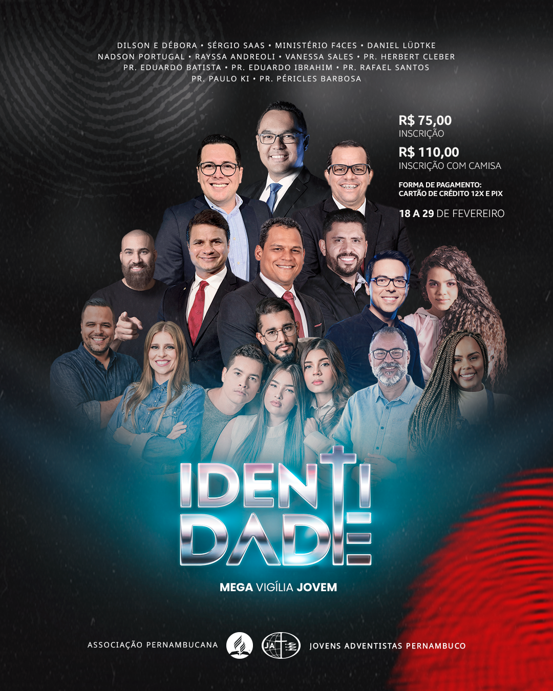 Mega Vigília Jovem - Identidade em Recife - Sympla