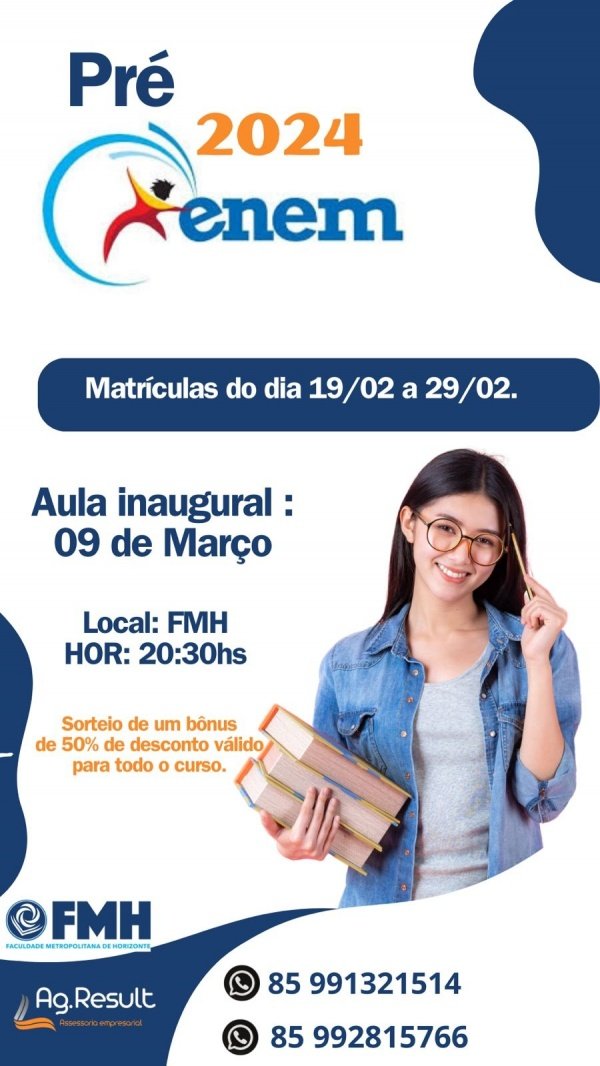 PRE ENEM 2024 em Horizonte - Sympla