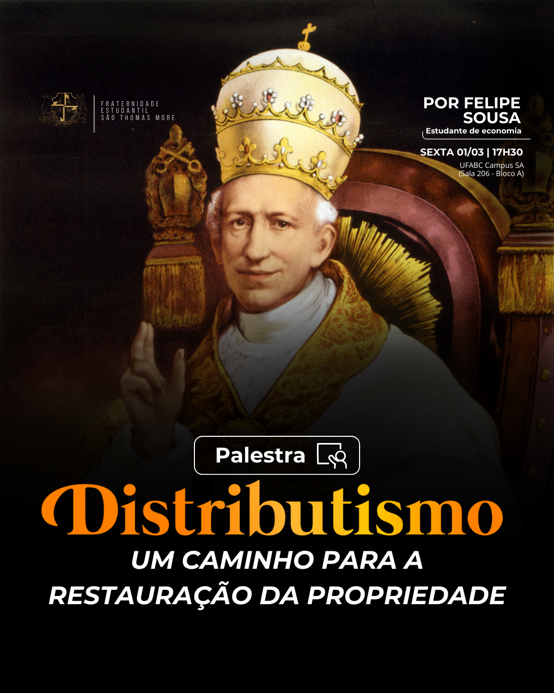 Distributismo Distributismo: um caminho para a restauração da propriedade. em Santo ...