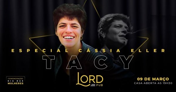Tacy canta Cássia Eller em Campos dos Goytacazes - Sympla