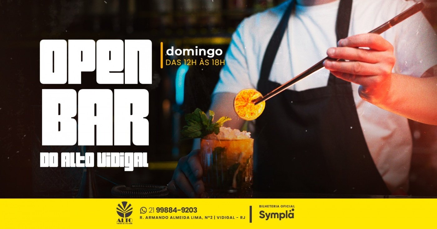Voldigall OPEN BAR DO ALTO VIDIGAL BRASIL em Rio de Janeiro - Sympla