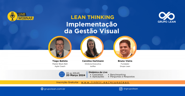IMPLEMENTAÇÃO DA GESTÃO VISUAL - Grupo Lean Live #39 - online - Sympla