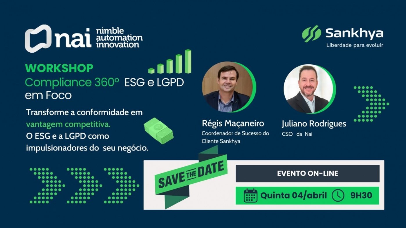 Compliance 360: ESG e LGPD em Foco - online - Sympla