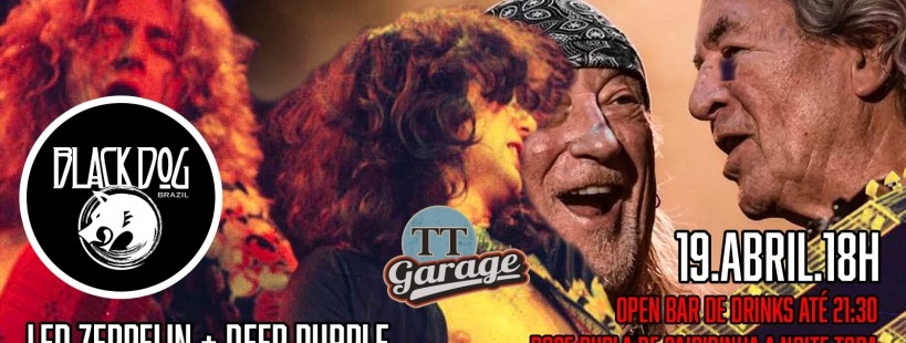 Black Dog: Led Zeppelin + Deep Purple + Open Bar + Dose dupla de