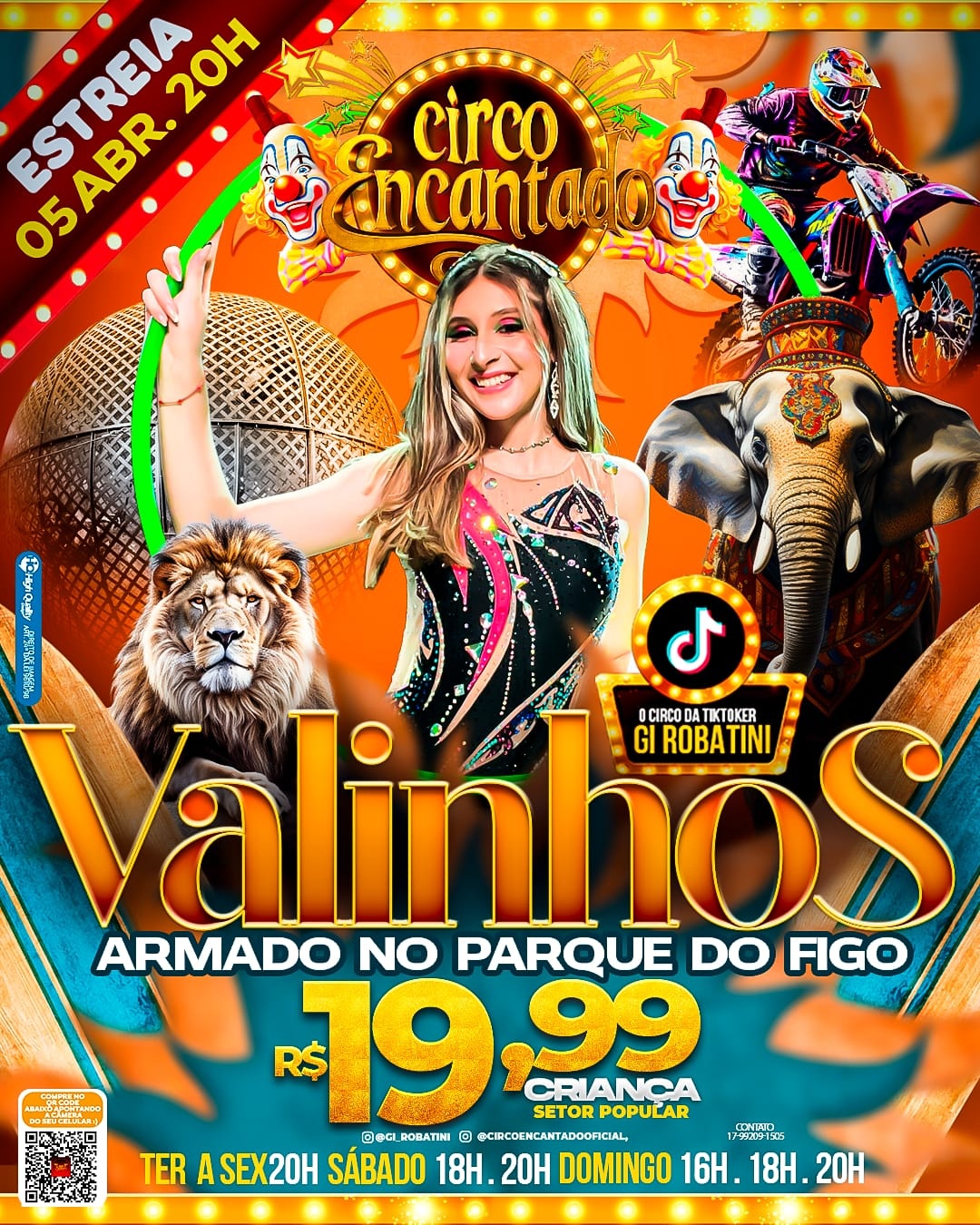 CIRCO ENCANTADOVALINHOS Sextafeira às 20h em Valinhos Sympla
