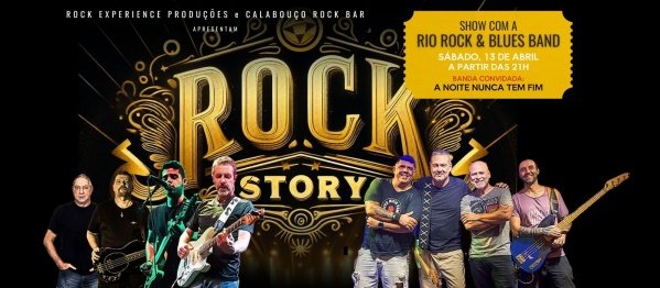 Rio Rock & Blues Band e A Noite Nunca Tem Fim em Rio de Janeiro - Sympla
