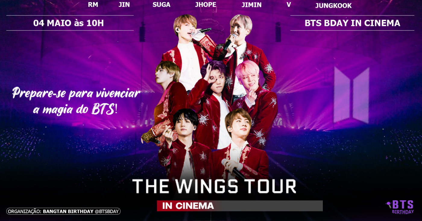 THE WINGS TOUR IN CINEMA em Ananindeua - Sympla