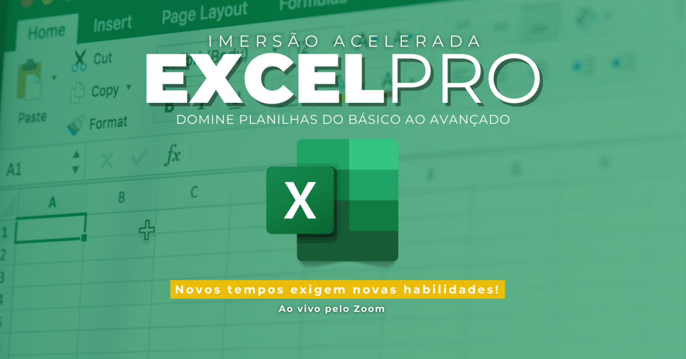 Imersão Acelerada Excel PRO: Domine Planilhas do Básico ao Avançado ...