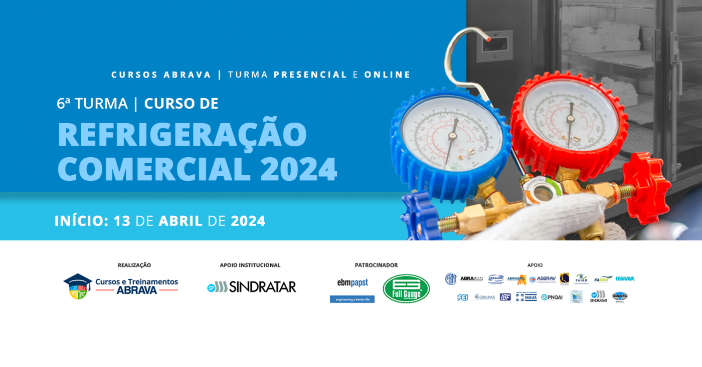6ª Turma - Curso de Refrigeração Comercial - 2024 em SÃO PAULO - Sympla