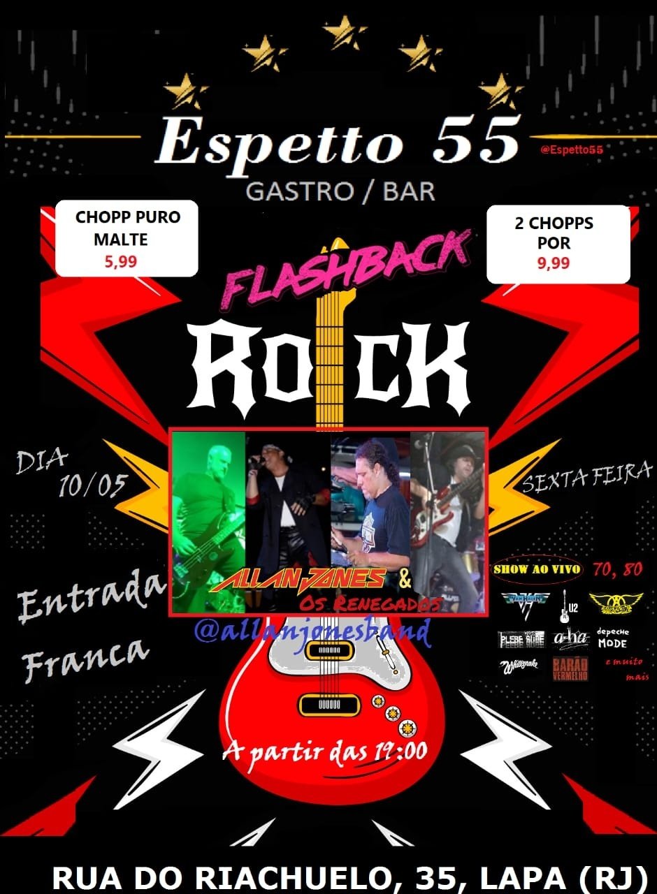 Flashback Rocks Philadelphia Flash back rock em Rio de Janeiro - Sympla