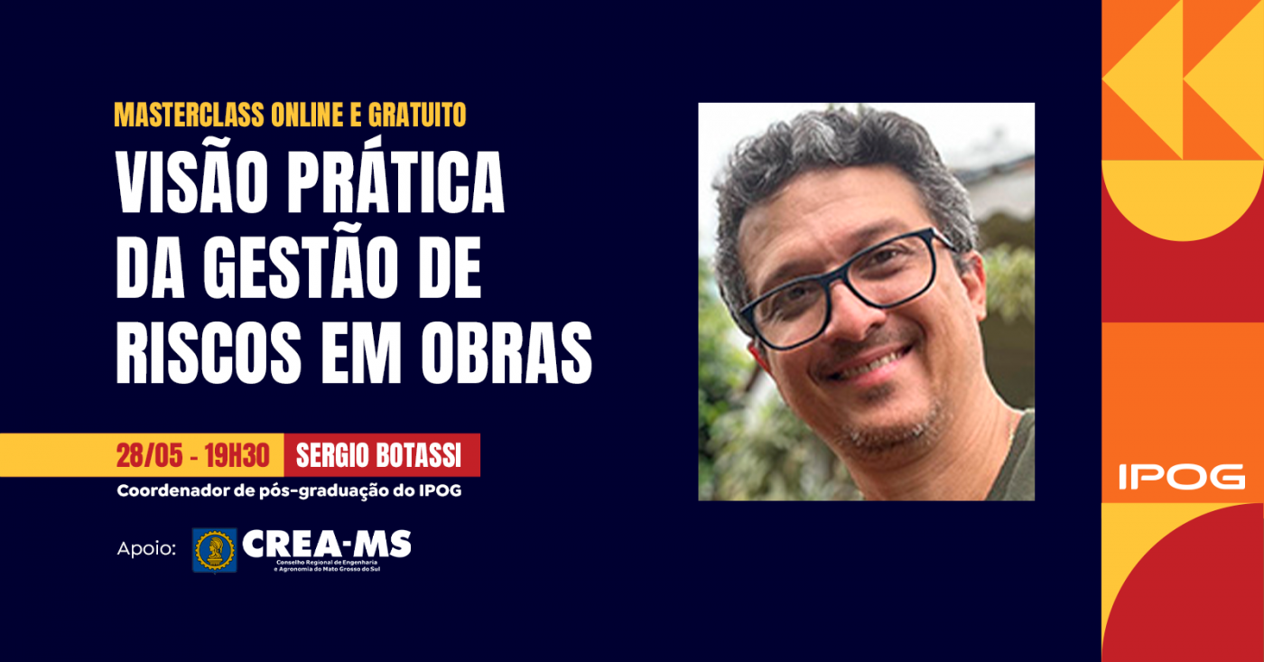 Visão Prática da Gestão de Riscos em Obras - online - Sympla