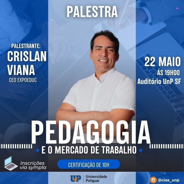 PALESTRA: PEDAGOGIA E O MERCADO DE TRABALHO em Natal - Sympla