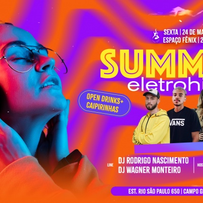SUMMER ELETROHITS - OPEN DRINKS em Rio de Janeiro - Sympla