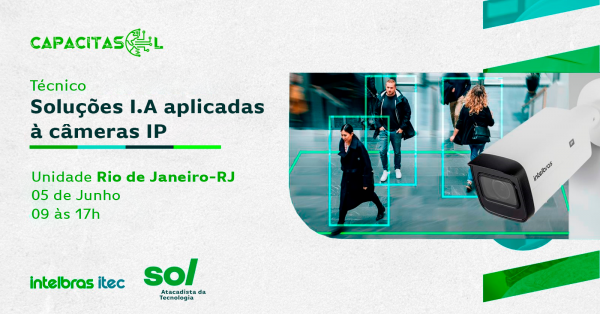 Técnico: soluções I.A. aplicadas à câmeras IP em Rio de Janeiro - Sympla