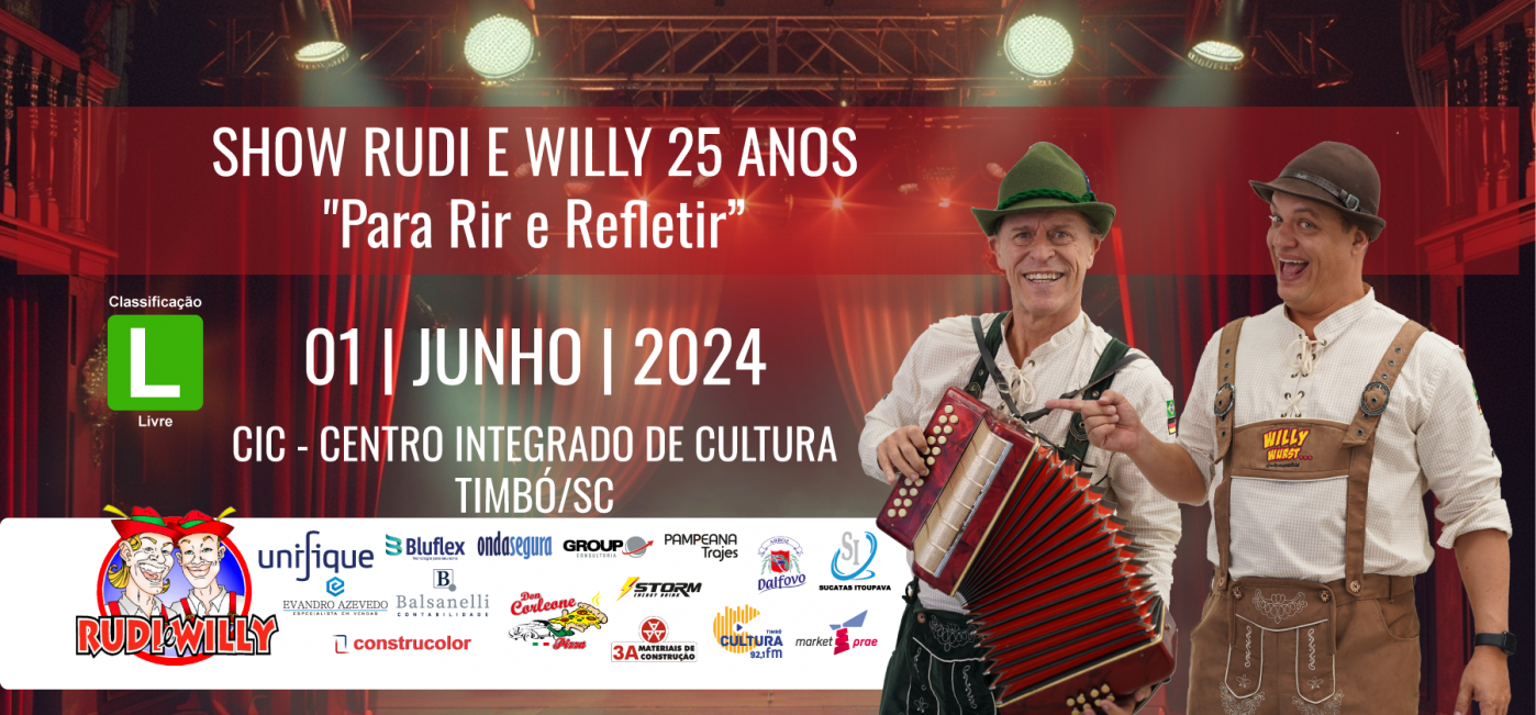 Show Rudi e Willy 25 Anos 