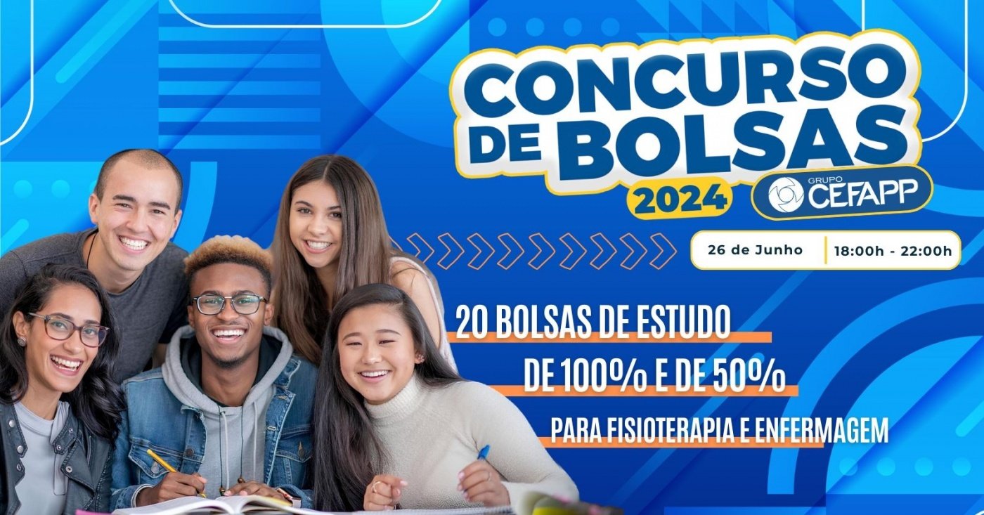 Concurso de Bolsa para Pós-graduação 2024 do Grupo CEFAPP em Recife ...