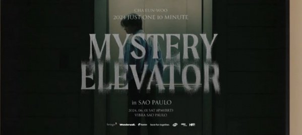 CHA EUN-WOO 2024 Just One 10 Minute [Mystery Elevator] em São
