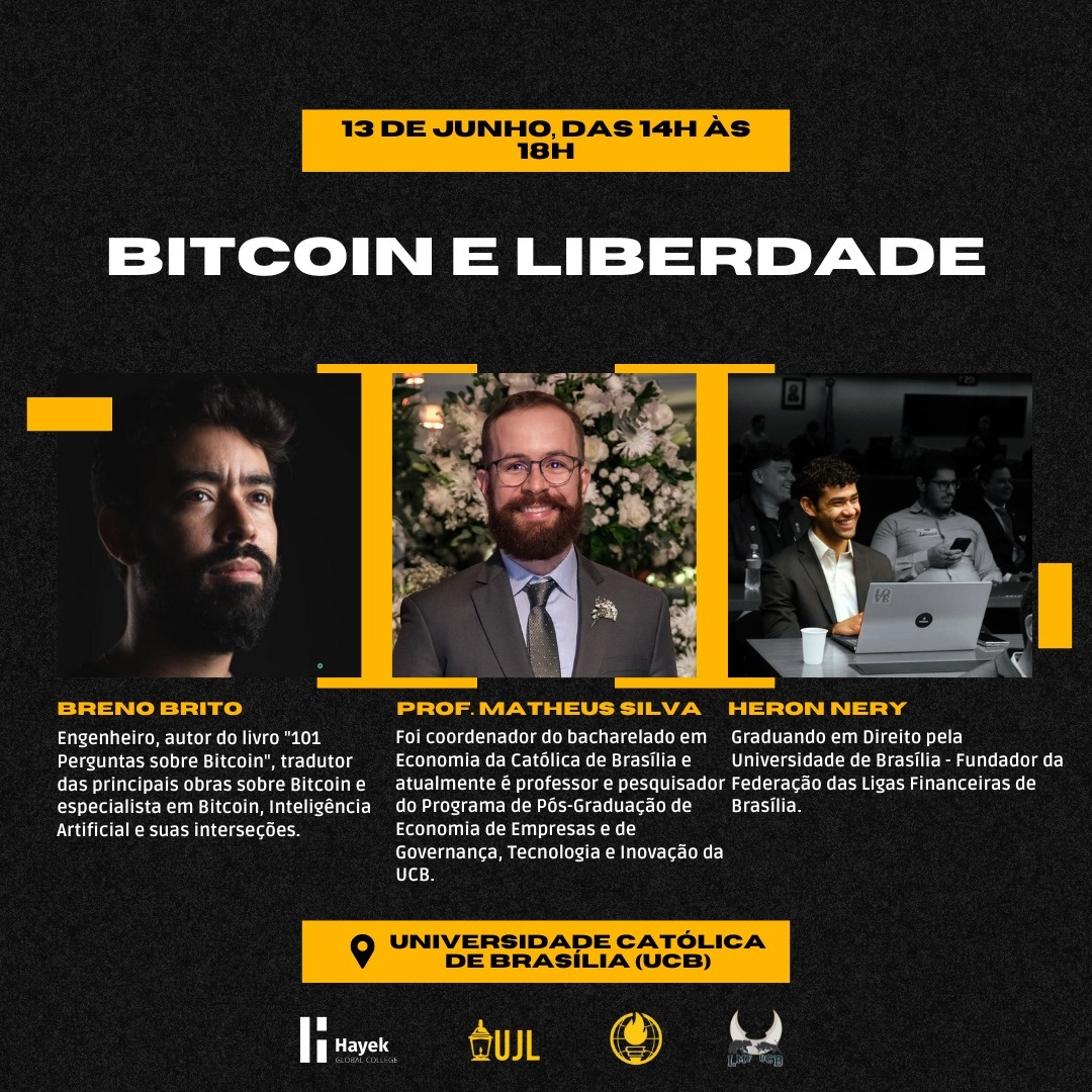 Bitcoin e Liberdade em Brasília - Sympla