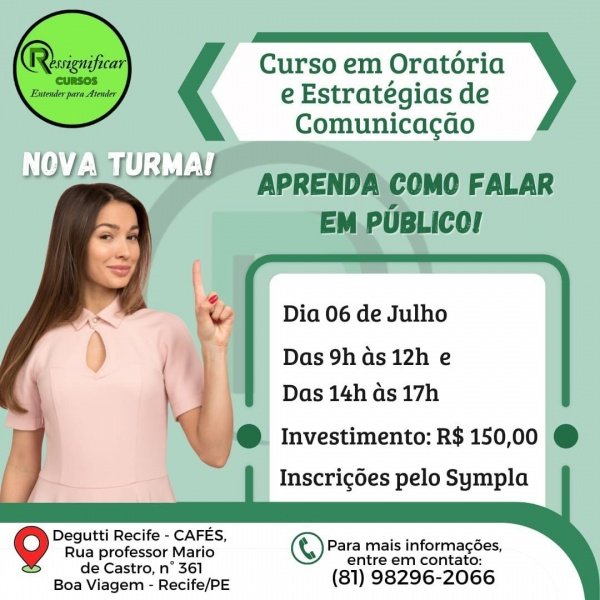 Curso em Oratória e Estratégias de Comunicação em Recife - Sympla